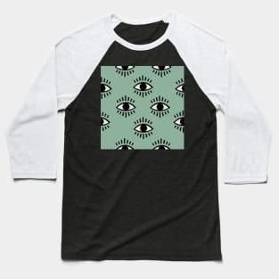 Eyes Pattern Baseball T-Shirt